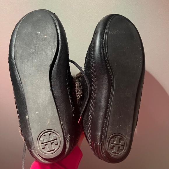 Tory Burch cozy fur boots womens size 9 - Picture 5 of 6
